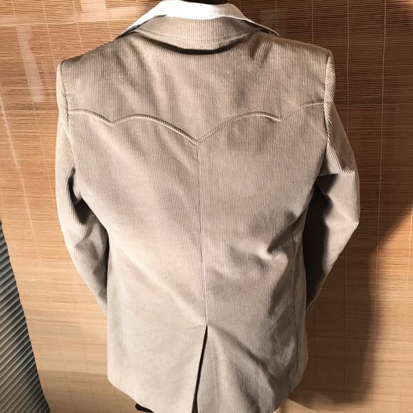 NWOT. Brad Whitney Western Style Cotton Blazer. 46L - Picture 4 of 7